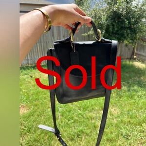Beautiful Vintage Coach Black Soho Top Handle- 4158